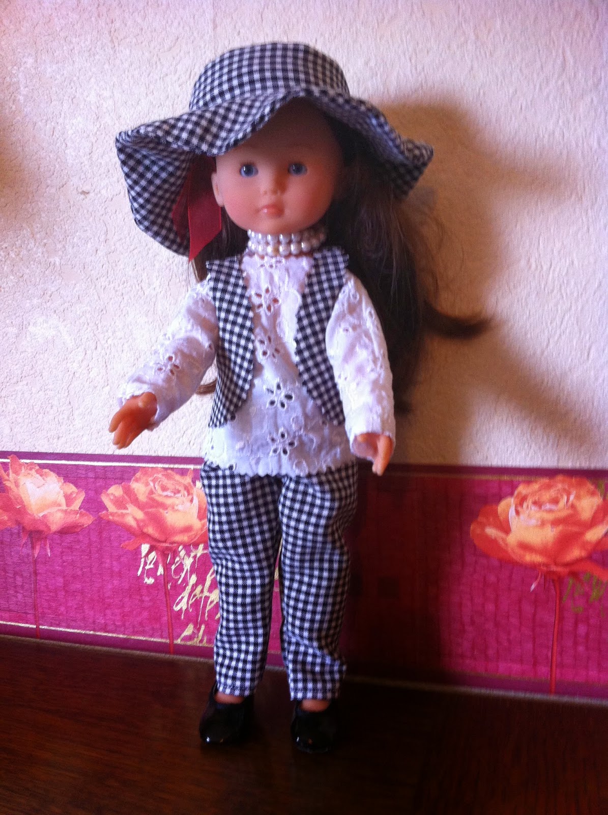 Vêtements pour poupée chéries corolle, paola reina, 32/33cm - petit ensemble blanc de fête - Un grand marché